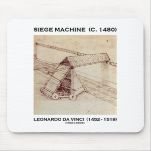 Tapis De Souris Machine de siège (C. 1480) Leonardo da Vinci