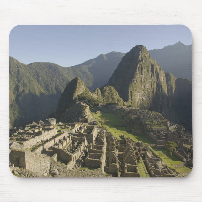 Tapis De Souris Machu Picchu, ruines de la ville inca, Pérou. (Devant)