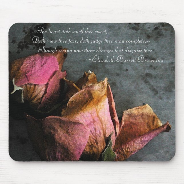 Tapis De Souris Macro mort Mousepads de roses (Devant)