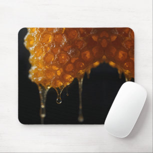 Tapis De Souris Macro nid brillant avec gouttelette tombante