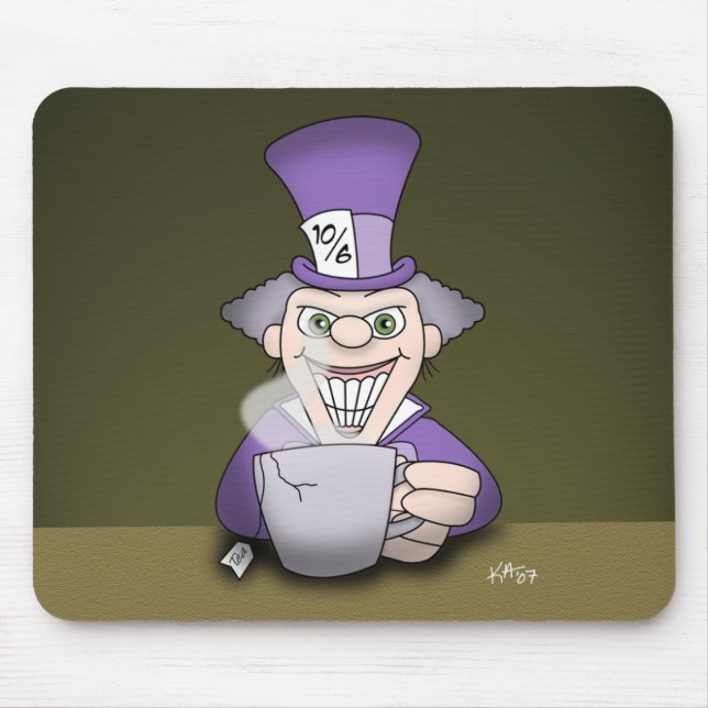 Tapis De Souris Mad Hatter Mousepad (Devant)