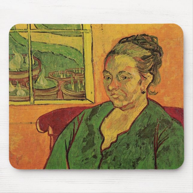 Tapis De Souris Madame Augustine Roulin par Vincent van Gogh (Devant)