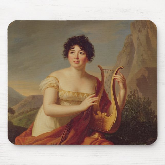 Tapis De Souris Madame de Stael comme Corinne (Devant)