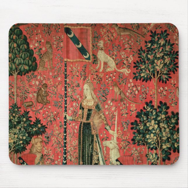 Tapis De Souris Madame et la licorne : 'Touch (Devant)