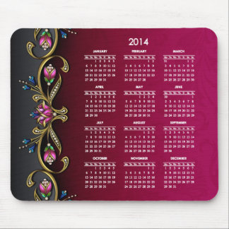 Tapis De Souris Madame étincelante 2014 calendrier