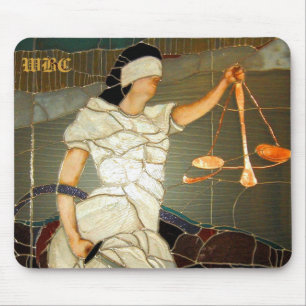 Tapis De Souris Madame majestueuse Justice dans la conception en
