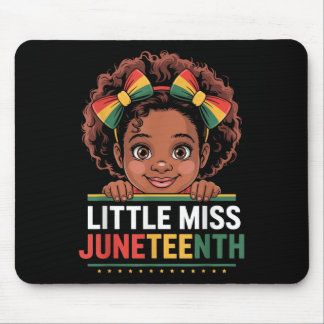 Tapis De Souris Mademoiselle Juneteenth Liberté Américaine Africai