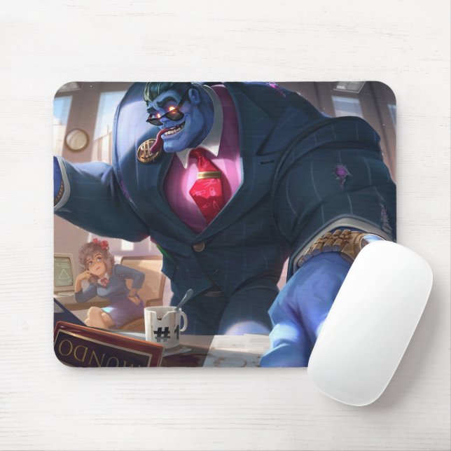 Tapis De Souris Madman Gaming Mousepad | Power Lifter Art Thème (Avec souris)