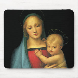 Tapis De Souris Madone et enfant, Madone del Granduca de Raphaël