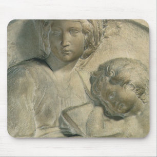 Tapis De Souris Madone et Enfant, Tondo Pitti de Michel-Ange