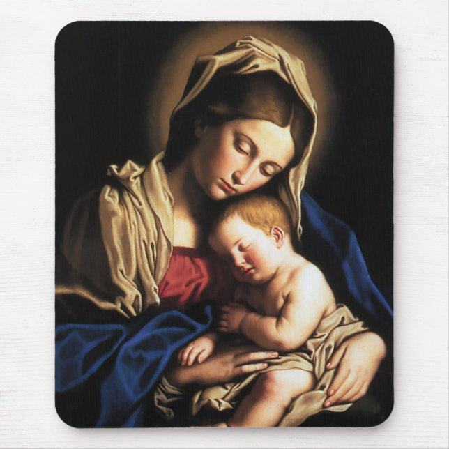 TAPIS DE SOURIS MADONNA ET ENFANT (Devant)