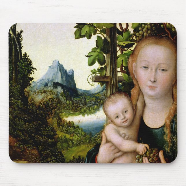 Tapis De Souris Madonna et enfant, c.1525 (Devant)