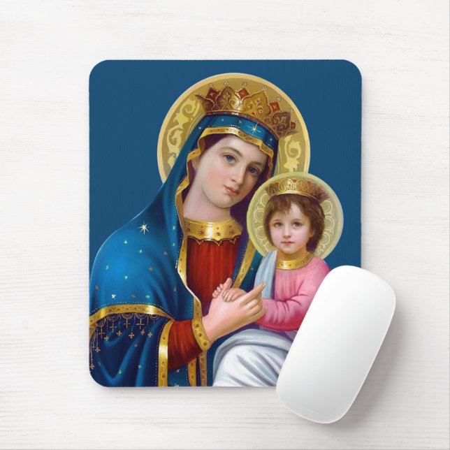 Tapis De Souris Madonna et son enfant (Avec souris)
