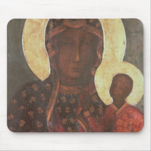 Tapis De Souris Madonna noir de Jasna Gora
