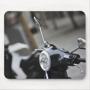 Tapis De Souris Madrid, scooter Vespa noir