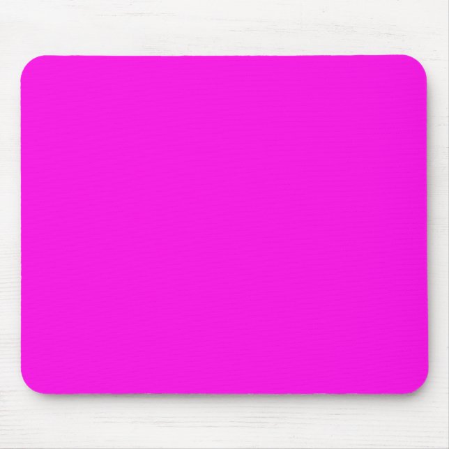 Tapis De Souris Magenta brillant (couleur solide) (Devant)
