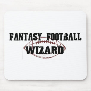 Tapis De Souris Magicien du football d'imaginaire