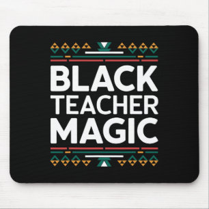 Tapis De Souris Magie des enseignants noirs Mois de l'histoire des