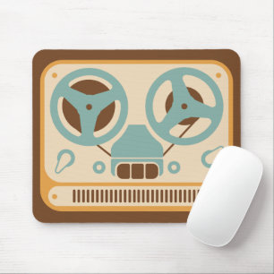 Tapis De Souris Magnétophone analogue bobine à bobine