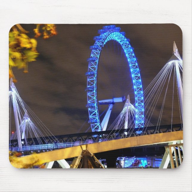 Tapis De Souris Magnifique ! Millennium Wheel Londres (Devant)