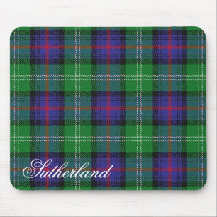 Tapis De Souris Magnifique tartan du clan écossais Sutherland