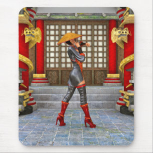 Tapis De Souris Maiden, guerrier asiatique
