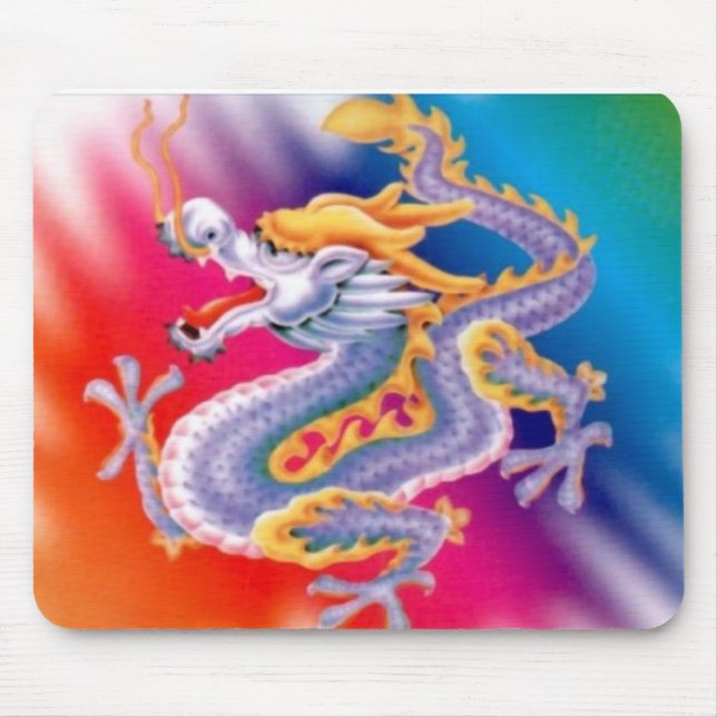 Tapis De Souris Mail de chance de dragon (Devant)