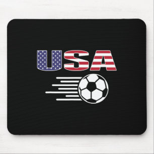 Tapis De Souris Maillot de fans de football fiers d'Amérique - Dra