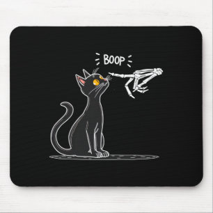 Tapis De Souris Main de squelette de chat noir Boop Performance Ha