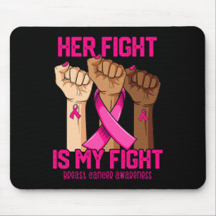 Tapis De Souris Main Son Combat Est Mon Combat Conscience Du Cance