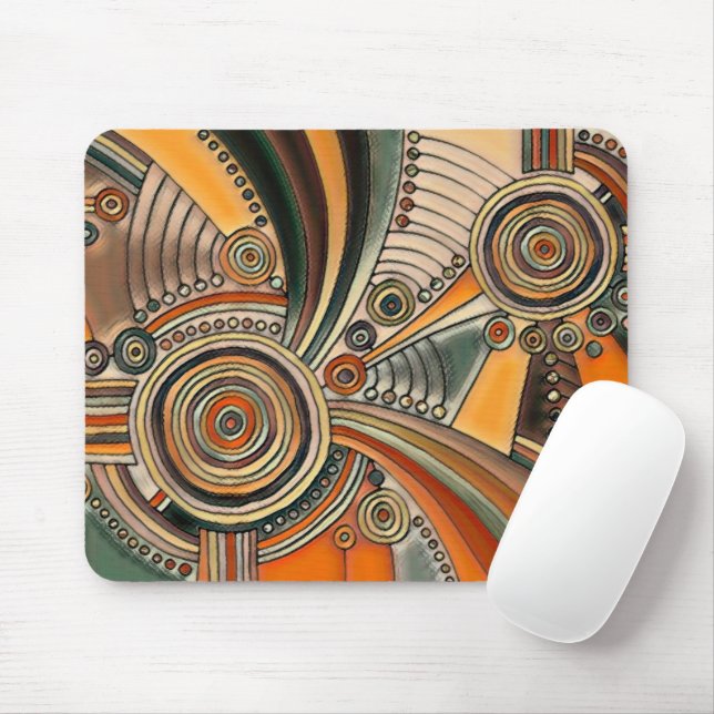 Tapis De Souris Main Tirée Par EDDArt - Thoughts 1 (Avec souris)