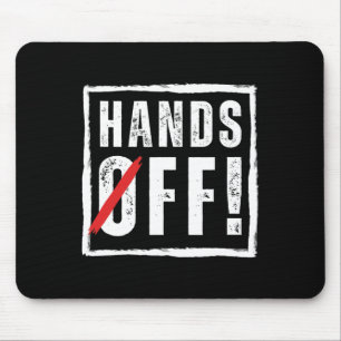 Tapis De Souris Mains loin de la protestation Résistance du 5 avri