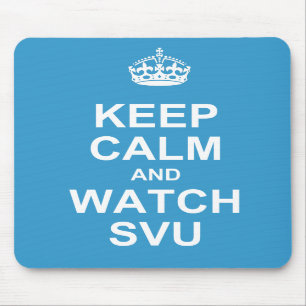 Tapis De Souris Maintenez mousepad calme et de la montre SVU