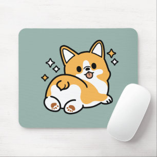 Tapis De Souris Mais d'abord, Nappons - mignon Caricature à bouton