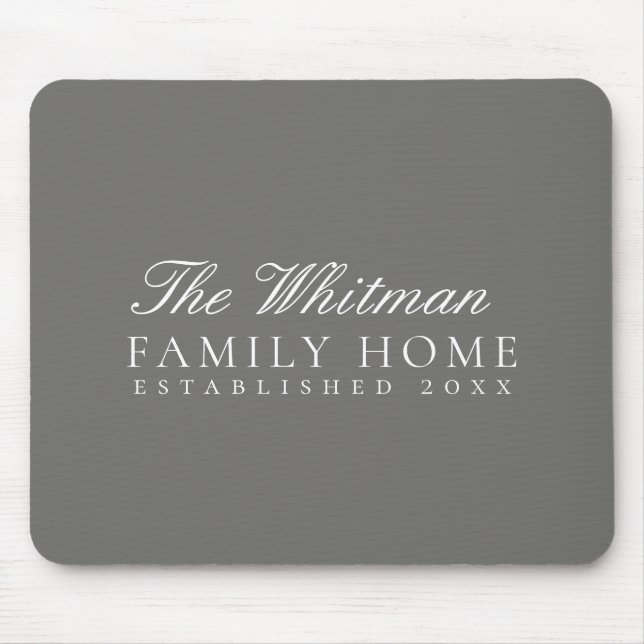 Tapis De Souris Maison de la famille du charbon (Devant)