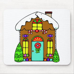 Tapis De Souris Maison de pain d'épices