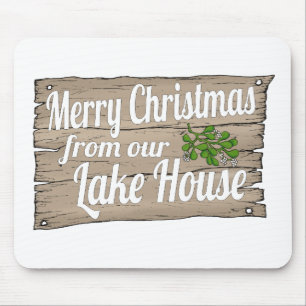 Tapis De Souris maison du lac de noël