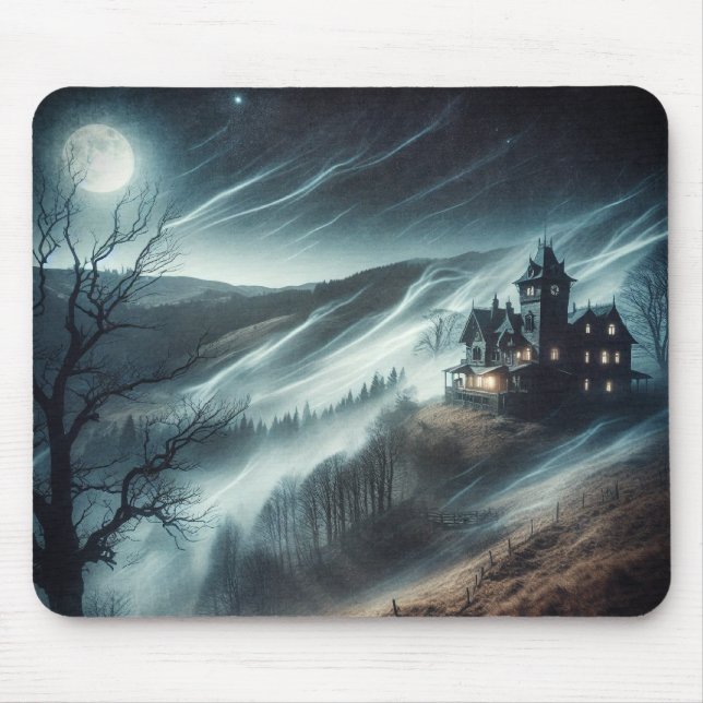 Tapis De Souris Maison haunted (Devant)