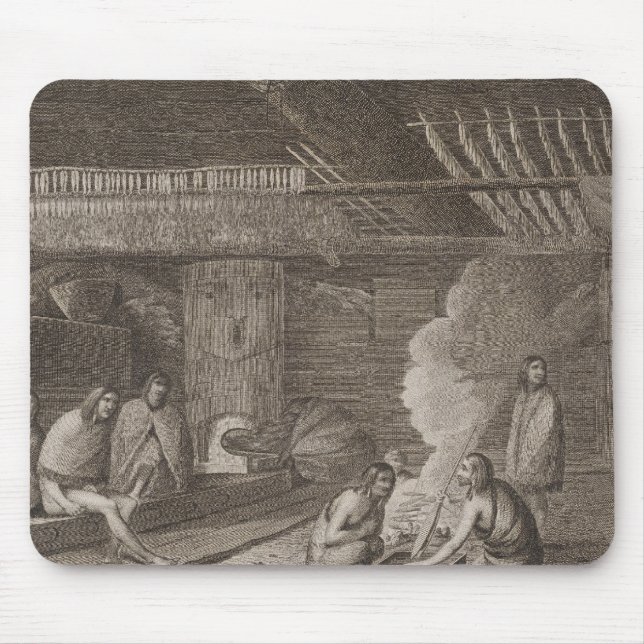Tapis De Souris Maison Nootka, Colombie-Britannique (Devant)