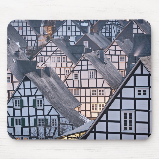Tapis De Souris Maisons à colombage dans Freudenberg, Allemagne (Devant)
