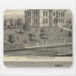 Tapis De Souris Maisons scolaires, San Jose