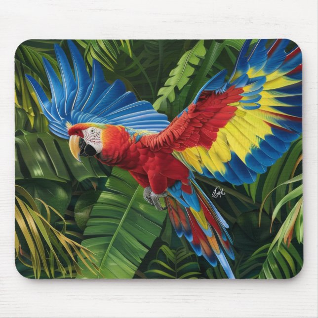 Tapis De Souris Majestic Macaw (Devant)