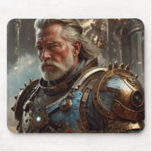 Majestic Regal Steampunk King Mousepad