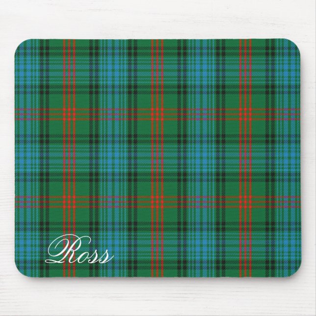 Tapis De Souris Majestic Scottish Clan Ross Tartan (Devant)