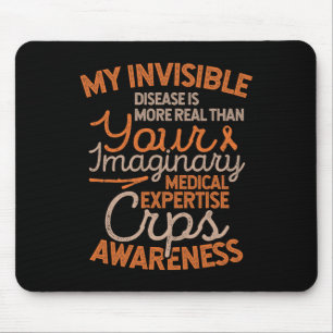 Tapis De Souris Maladie invisible Sensibilisation aux DSR
