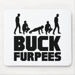 Tapis De Souris Mâle Furpees -- Forme physique de Burpees