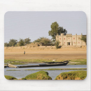 Tapis De Souris Mali, Djenne. Rivière Bani près de Djenne