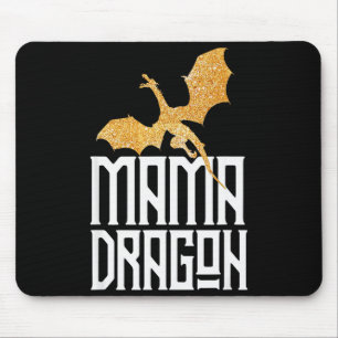 Tapis De Souris Mama Dragon Noël Famille Tribu Maman Wi