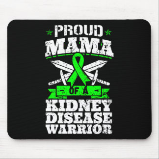 Tapis De Souris Mama D'Une Maladie Du Rein Guerrier Ckd Sensibilis