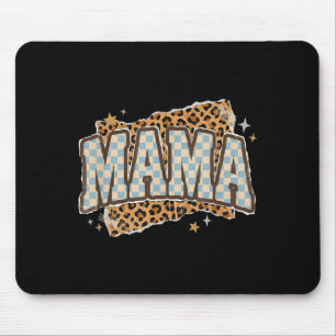 Tapis De Souris Maman à carreaux Léopard Fête des Mères Nouvelle V